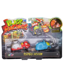 Игровой набор Bugs Racings Гонка жуков с 2 машинками красный Муравей Antrax и синий Жук Blast 79228 GU  фото, kupilegko.ru