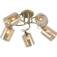 Потолочная люстра Reluce 11382-0.3-05B GOLD+CR  фото, kupilegko.ru