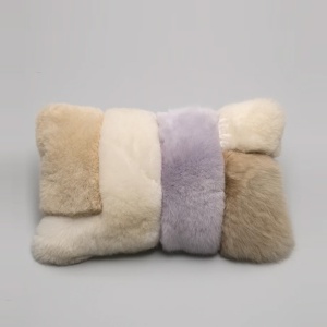 Alpaca Colorblock Lavender Подушка Inti Peru  фото, kupilegko.ru