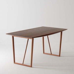 Forms Black Walnut Стол обеденный Nissin Mokkou  фото, kupilegko.ru