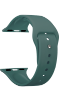 Ремешок  Deppa Band Silicone для Apple Watch 38/40 mm, силиконовый, зеленый  фото, kupilegko.ru