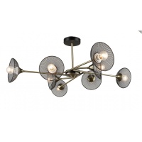 Потолочная люстра IMEX MD.5700-8-S-AB+BK  фото, kupilegko.ru