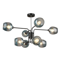 Потолочная люстра IMEX MD.3564-8-S BK+CH  фото, kupilegko.ru