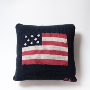 Flag Knit Подушка M Ralph Lauren Home  фото, kupilegko.ru