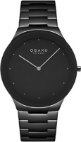 fashion наручные мужские часы Obaku V290GXBBSB. Коллекция Links  фото, kupilegko.ru