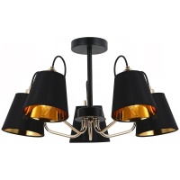 Потолочная люстра Illumico IL6120-5COU-79 BK GD  фото, kupilegko.ru