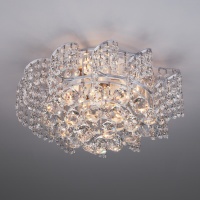 Потолочная люстра Eurosvet 16017/6 белый с серебром Strotskis  фото, kupilegko.ru