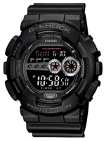 Японские наручные мужские часы Casio GD-100-1B. Коллекция G-Shock  фото, kupilegko.ru