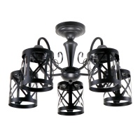 Потолочная люстра IMEX MD.3987-5-S BK  фото, kupilegko.ru