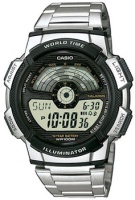 Японские наручные мужские часы Casio AE-1100WD-1A. Коллекция Digital  фото, kupilegko.ru