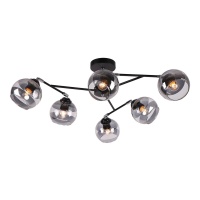 Потолочная люстра IMEX MD.9460-6-S BK+CH  фото, kupilegko.ru