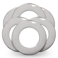 Somerville Platinum Набор из 6 постановочных тарелок Ralph Lauren Home  фото, kupilegko.ru