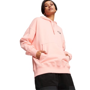 Толстовка худи PUMA DOWNTOWN Oversized Graphic Hoodie TR Pea PM621454 361626 SP  фото, kupilegko.ru