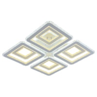 Потолочная светодиодная люстра Profit Light 8041/4+4 WHT C  фото, kupilegko.ru