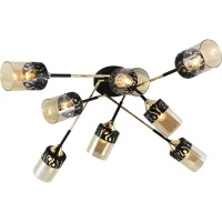 Потолочная люстра Reluce 11354-0.3-08B BK+FGD  фото, kupilegko.ru