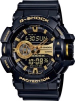 Японские наручные мужские часы Casio GA-400GB-1A9. Коллекция G-Shock  фото, kupilegko.ru