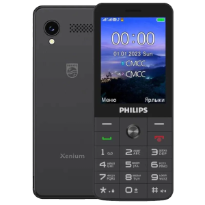 Мобильный телефон кнопочный Philips Xenium E6808 Черный  фото, kupilegko.ru