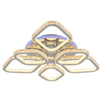 Потолочная светодиодная люстра Profit Light 8044/3+3 CHR  фото, kupilegko.ru