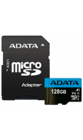 Карта памяти ADATA Premier Pro MicroSD XC 128 ГБ class 10  фото, kupilegko.ru