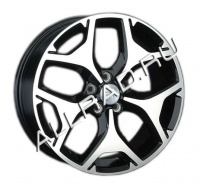 Колесные литые диски Replay Replay SUBARU SB22 7x17 5x100 ET48 D56.1 Чёрный глянцевый с полированной лицевой частью (024321-030248002)  фото, kupilegko.ru