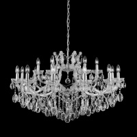 Подвесная люстра Crystal Lux Hollywood SP12+6 Chrome  фото, kupilegko.ru