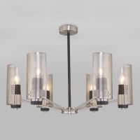 Потолочная люстра Eurosvet Grino 70139/6 никель  фото, kupilegko.ru