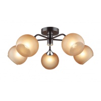 Потолочная люстра IMEX MD.5965-5-S-COFFEE+CR  фото, kupilegko.ru