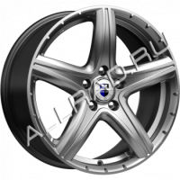 Литые колесные диски КиК (K&K) Барракуда (КС567) 7.5x17 5x114.3 ET45 D67.1 Серый тёмный глянцевый (73441)  фото, kupilegko.ru