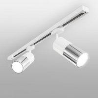 Трековый светильник Elektrostandard Double Topper Avantag Белый матовы  фото, kupilegko.ru
