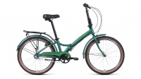 Велосипед ENIGMA 24 3.0 (рост 14") 2019-2020, зеленый матовый/желтый, RBKW0Y643005 Forward  фото, kupilegko.ru