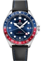 Швейцарские наручные мужские часы Swiss Military SM34095.06. Коллекция Quartz GMT  фото, kupilegko.ru
