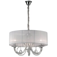 Подвесная люстра Ideal Lux Swan SP3 Bianco 035840  фото, kupilegko.ru