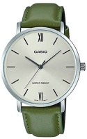 Японские наручные мужские часы Casio MTP-VT01L-3B. Коллекция Analog  фото, kupilegko.ru