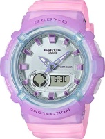 Японские наручные женские часы Casio BGA-280-6A. Коллекция Baby-G  фото, kupilegko.ru