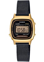 Японские наручные женские часы Casio LA670WEMB-1E. Коллекция Vintage  фото, kupilegko.ru