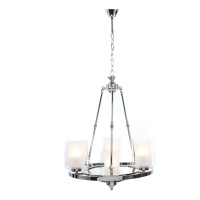 Подвесная люстра Lumina Deco Santini LDP 1220-4 CHR+WT  фото, kupilegko.ru