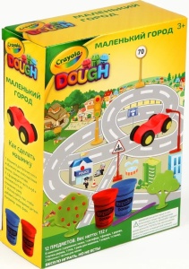 Crayola Игровой набор "Маленький город", тесто для лепки 55829 GU  фото, kupilegko.ru