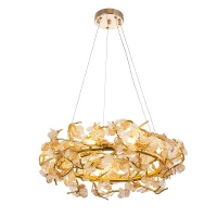 Подвесная люстра Indigo Splendore 11042/8P Gold V000420  фото, kupilegko.ru