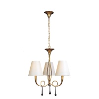 Подвесная люстра Mantra Paola Painted Gold 3542  фото, kupilegko.ru