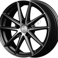 Литые колесные диски SKAD (СКАД) Амстердам 7x17 5x114.3 ET50 D67.1 Чёрный глянцевый с полированной лицевой частью (3131405)  фото, kupilegko.ru