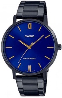 Японские наручные мужские часы Casio MTP-VT01B-2B. Коллекция Analog  фото, kupilegko.ru