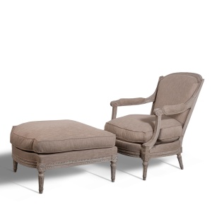 Louis XVI Кресло и пуф Massant  фото, kupilegko.ru
