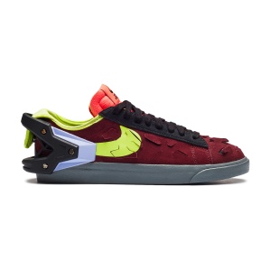 Кроссовки NIKE Blazer Low «Acronym Night Maroon» NKDN2067 354474 SP  фото, kupilegko.ru