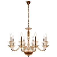 Подвесная люстра iLamp Mercury P9448-8 Gold  фото, kupilegko.ru