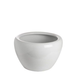 Crackled White Кашпо M Asiatides  фото, kupilegko.ru