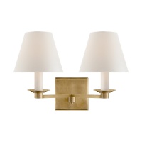 Evans Double Arm Brass Бра Ralph Lauren Home  фото, kupilegko.ru