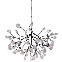 Подвесная люстра Crystal Lux Evita SP63 BLack/Transparent  фото, kupilegko.ru