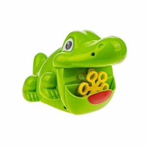 1TOY Игрушка для пускания мыльных пузырей Зелёный крокодил 45581 GU  фото, kupilegko.ru