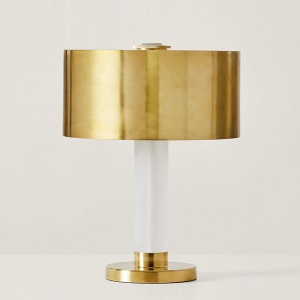 Barton Natural Brass Настольная лампа Ralph Lauren Home  фото, kupilegko.ru