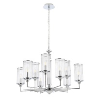 Подвесная люстра Crystal Lux Gloria SP9 Chrome  фото, kupilegko.ru